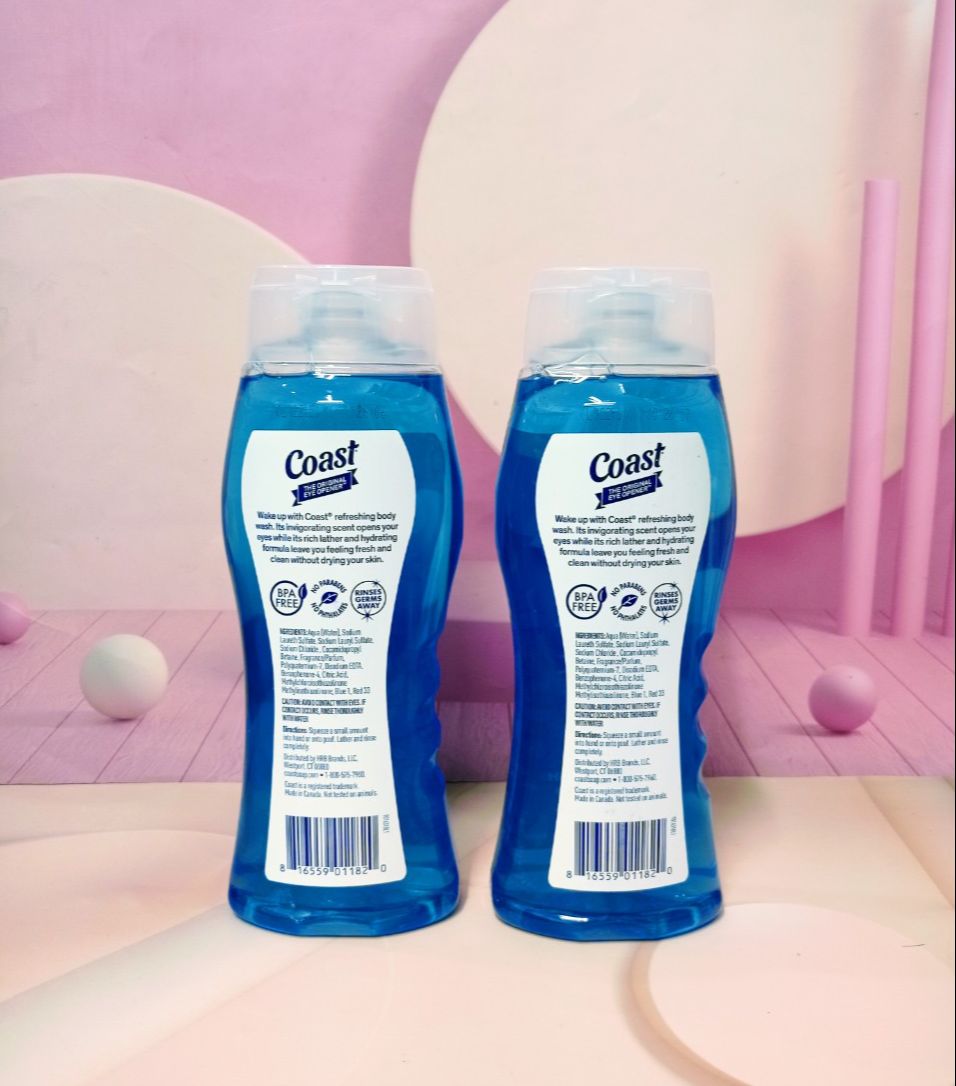 Sữa tắm gội cho Nam Coast Hair Body Wash Classic Scent chai 532ml của Mỹ ( mẫu mới nhất )