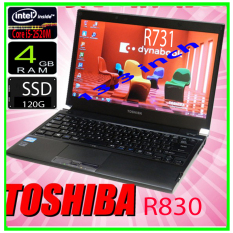 [ Học trực tuyến ] Toshiba Dynabook R731 (Portege R830) Máy tính xách tay cũ, laptop i5 mạnh mẽ, Laptop cũ dạy online, laptop học online giá rẻ, Ổ SSD mới cho tốc độ xử lý nhanh, trọng lượng máy nhẹ chỉ 1,3kg, laptop cũ