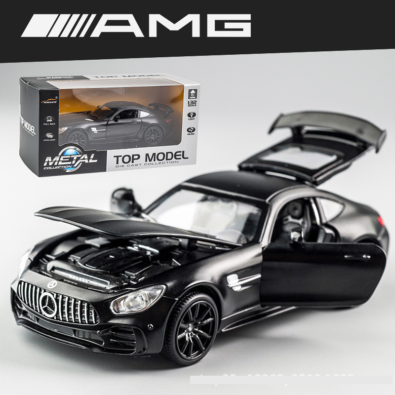 [Nhập ELJAN11 giảm 10%, tối đa 200k, đơn từ 99k]Xe mô hình Mercedes AMG GTR 1:32 hãng Miniauto khung kim...