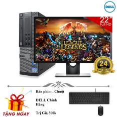 Bộ máy tính để bàn Dell Optiplex 9010 Core i5 3470, Ram 8gb, HDD 500gb Và Màn hình máy tính Dell 22 inch. Chuyên dùng tin học văn phòng, vẽ đồ họa, chơi game, chạy bền bỉ 24/24.Quà tặng bàn phím, chuột DELL, usb wifi. Bảo hành 2 năm.Hàng Nhập Khẩu