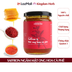 Saffron mật ong Kingdom Herb chính hãng hộp 311g, nhụy hoa nghệ tây mật ong thượng hạng nguyên chất 100%