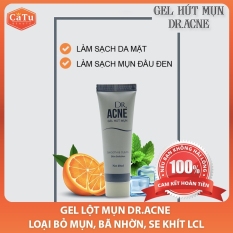 Gel hút (lột) mụn Dr.Acne làm sạch da mặt, lột mụn đầu đen, loại bỏ bã nhờn – CATU