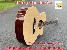 Đàn guitar acoustic có ty chỉnh cần 2 chiều – Tặng kèm BAO ĐỰNG ĐÀN + GIÁO TRÌNH HỌC ĐÀN + PICK GÃY + DÂY SƠ CUA.