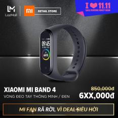 Vòng đeo tay thông minh Xiaomi Mi Band 4 – Màn hình AMOLED – 6 chế độ tập luyện – Hỗ trợ tiếng Việt – Chống nước 50m – Hàng chính hãng