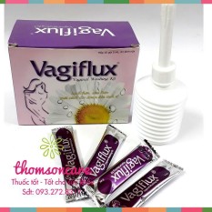 Bình rửa vệ sinh phụ nữ Vagiflux – 1 bình rửa và 10 gói 5ml – Sạch khuẩn Chính hãng