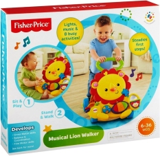Đồ chơi FISHER PRICE Xe tập đi Sư tử âm nhạc Y9854