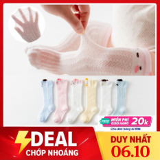 (CHỌN MÀU) Tất chống muỗi, đôi tất lưới cao cổ, vớ lưới mùa hè cho bé