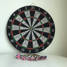 Bảng Phóng Phi Tiêu 2 mặt 42cm + 6 cờ anh mỹ