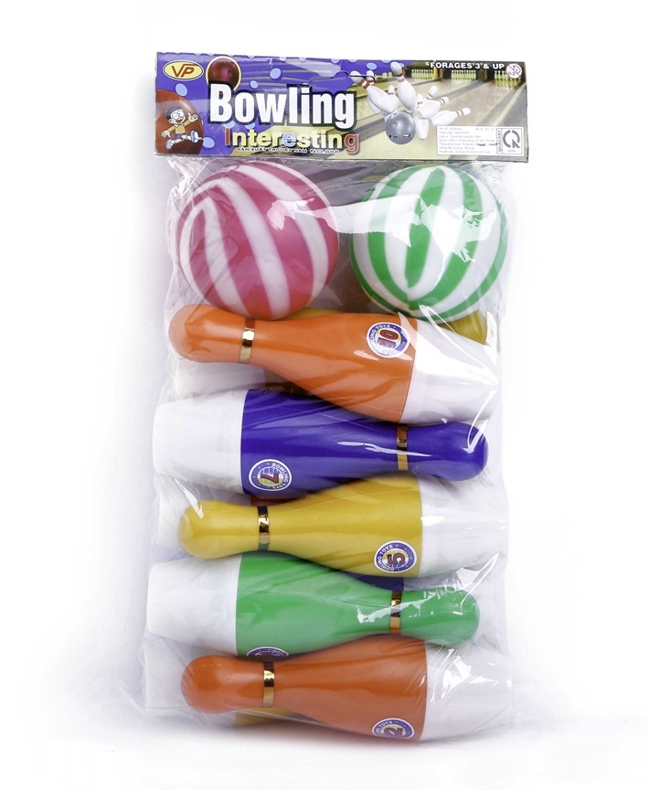 Bộ đồ chơi bowling (10 quả & 02 bóng) vui nhộn cho bé