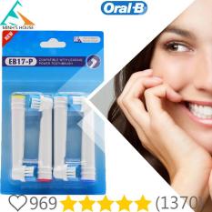 Bộ 4 Đầu Bàn Chải Đánh Răng thay thế cho máy Oral – B