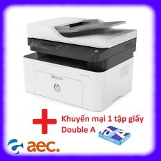 Máy in laser đen trắng đa chức năng HP 137fnw (4ZB84A) (In/ Copy/ Scan/ Fax/ Wifi) + Khuyến mại 1 tập giấy Double A