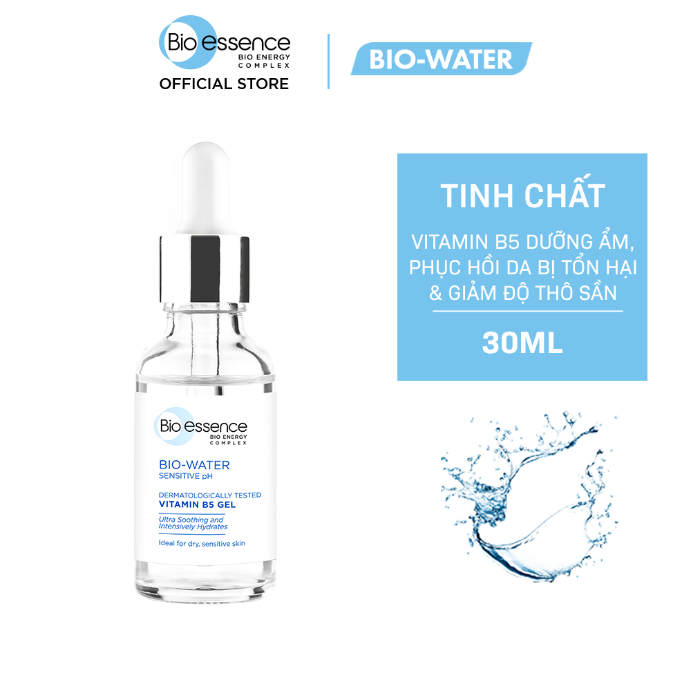 Tinh chất phục hồi và cấp ẩm Bio-Essence Bio-Water Bio gel Vitamin B5 30ml/chai