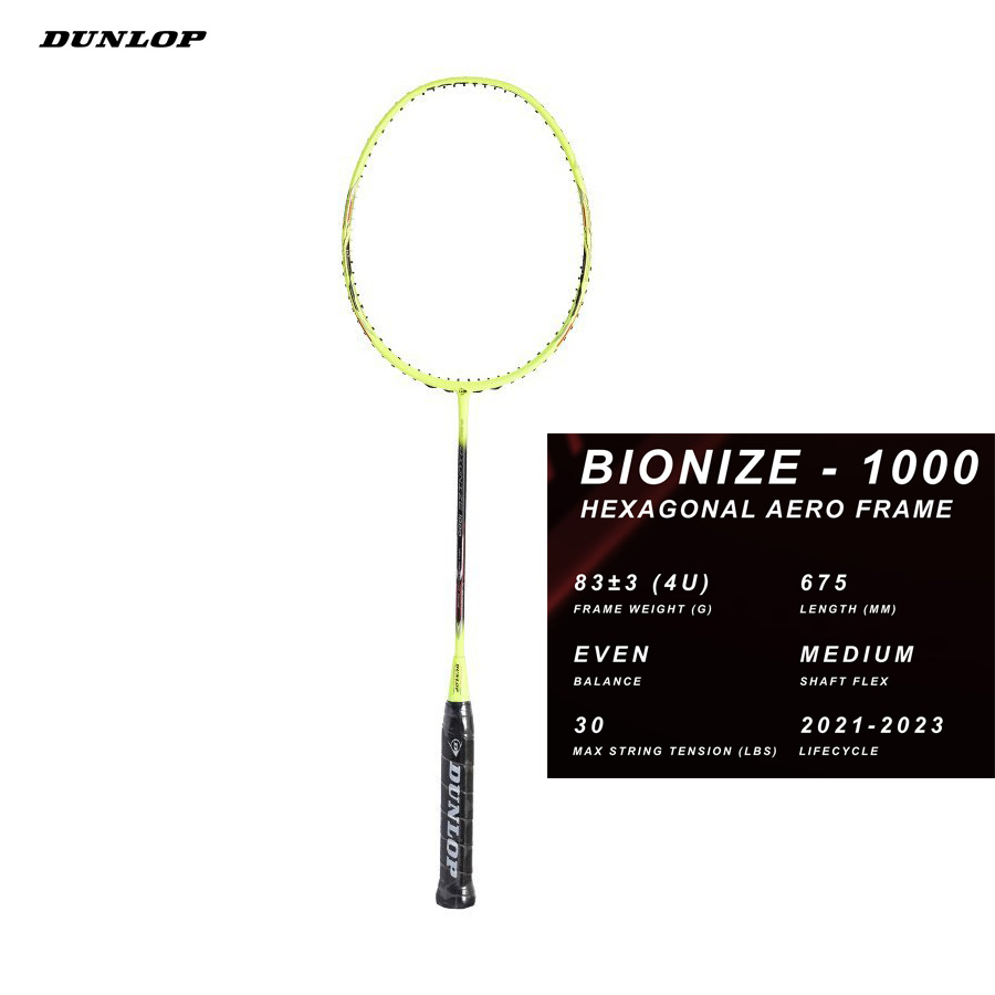 Vợt cầu lông Dunlop Dunlop Bionize 1000 G6 - vợt cân bằng - hàng nhập khẩu chính hãng - tặng...