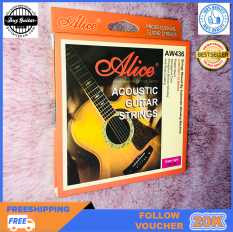 1 Bộ Dây đàn guitar acoustic Alice AW436 – Phụ kiện đàn guitar giá tốt Duy Guitar Store