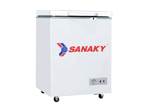 [Giao Hà Nội] Tủ đông Sanaky 100 lít VH-1599HYK - Công suất 84.1(W) - Loại Gas R600a