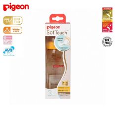 Bình sữa Pigeon Softouch cổ rộng dung tích 160ml / 240ml chất liệu PPSU cao cấp mẫu mới – WegonStore