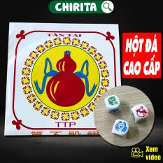 Bộ Bầu Cua Tôm Cá XÚC XẮC ĐÁ – Bộ Bầu Cua Cá Cọp Hột Đá Chắc Chắn Loại Đặc Biệt – Chirita