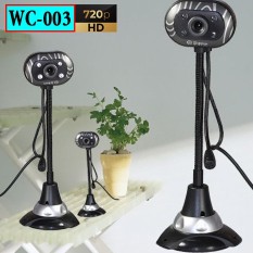 Webcam HD 003 có mic 480p – Trang bị led – Bảo hành 1 năm
