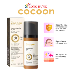 Kem chống nắng bí đao Cocoon Winter Melon Sunscreen SPF 50+ PA++++ giúp bảo vệ da (50ml)