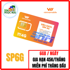 Sim 4G Vietnamobile Trọn đời – Cám ơn – Phát lộc – Siêu úp – SP6G – 6Gb/Ngày – 180gb Data Tốc Độ Cao – Miễn Phí Gọi – Sim Ngọc Mai