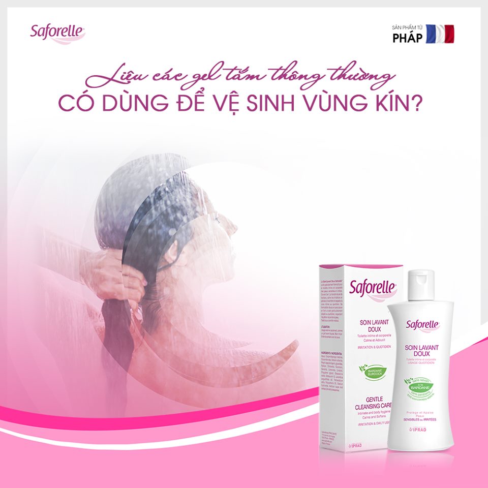 Dung Dịch Vệ Sinh Vùng Kín SAFORELLE Gentle Cleansing Care (100ml)