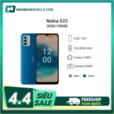 Điện Thoại Nokia G22 4GB/128GB Bảo Hành 12 Tháng Chính Hãng – Hoàng Hà Mobile