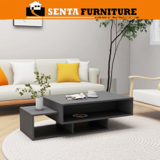 Bàn trà sofa phòng khách đẹp nhiều màu 2 tầng sang trọng SENTA05
