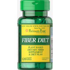 Giảm shocked 90% – giảm táo bón, giảm cân Fiber Diet 120 viên (HSD 30/10/2020) của Puritan’s Pride