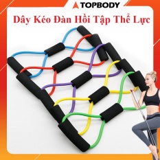 Dây Kéo Đàn Hồi Tập Thể Lực, Tập tay Đa Năng Vòng Số 8 TOPBODY – DAGOI01
