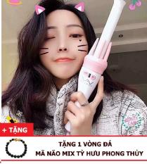 (XINH ĐẸP TRONG NHÁY MẮT – Tặng Vòng Đá Phong Thủy) Máy Uốn Tóc Xoay Tự Động 360 Độ Nhanh & Siêu Giữ Nếp