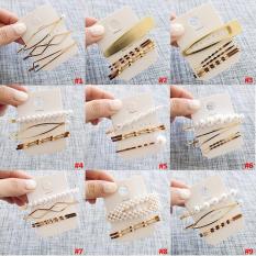 Kẹp tóc ngọc trai Mabuu store (set 4 kẹp như hình)