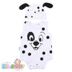 Áo Liền Quần Cho Bé hình Chó Đốm – Mihababy- BDS08_101DAL