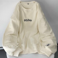 [HCM]Áo Hoodie Sweater Nữ Kiểu Dáng Hàn Quốc Form Rộng Dài HF Cute .TP