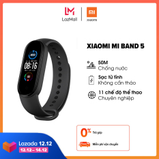 [SIÊU SALE 12-14.12] Vòng đeo tay thông minh Xiaomi Mi Band 5 l AMOLED 1.2 inches (126 x 294 pixels) l 11 chế độ theo dõi sức khoẻ l Thời gian sạc: 2 giờ / Thời lượng: ≥14 ngày l Chống nước 5 ATM l HÀNG CHÍNH HÃNG