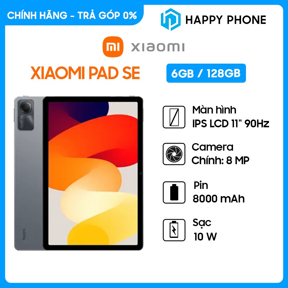 Máy Tính Bảng Xiaomi Pad SE - Hàng Chính Hãng, Mới 100%, Nguyên seal