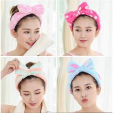 Băng Đô Nơ Rửa Mặt Nhung Mềm Mịn,Vợt tóc thời trang tại Shoptienich92 sti1952