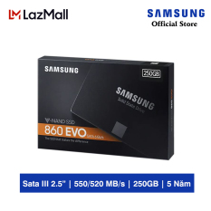 Ổ cứng Samsung SSD 860 Evo 250GB Sata III 2.5 Inch Chính Hãng