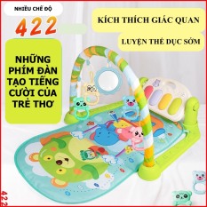 Thảm nhạc cho bé kèm đàn piano cao cấp – cho bé nằm chơi có nhạc và đồ chơi lục lac, thảm, thảm nằm cho bé có nhạc