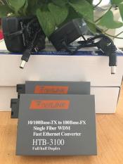 Bộ Converter single mode HTB3100AB 1 Sợi 100Mbps bộ 2 cái