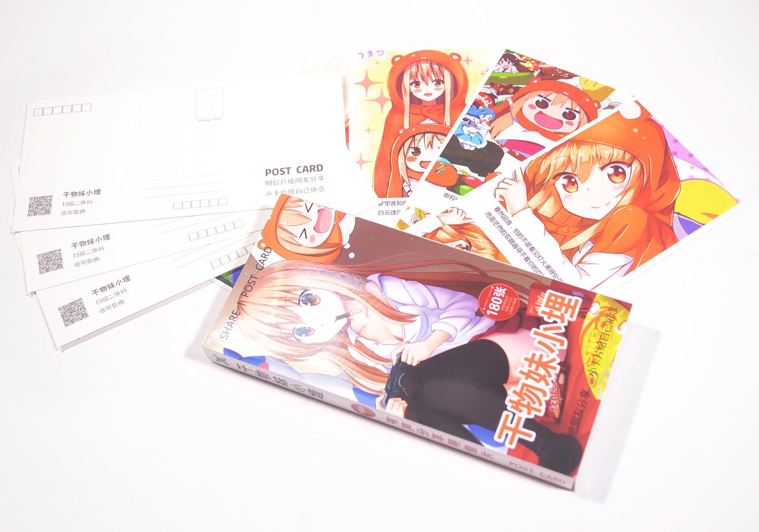 [thanh lý bán lỗ] Hộp Postcard, Bưu thiếp Anime 19x9.5cm [AAM] [PGN22]