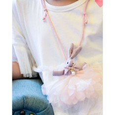 Vòng dây đeo cổ cho bé PINK059 Pink Xinh Decor dây búp bê thỏ xinh