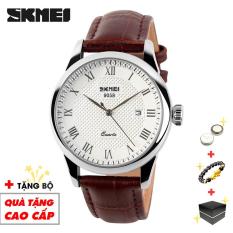 Đồng hồ nam SKMEI dây da thời trang đẳng cấp chống nước tốt SKM21-2 – Đồng Hồ SKMEI Việt Nam