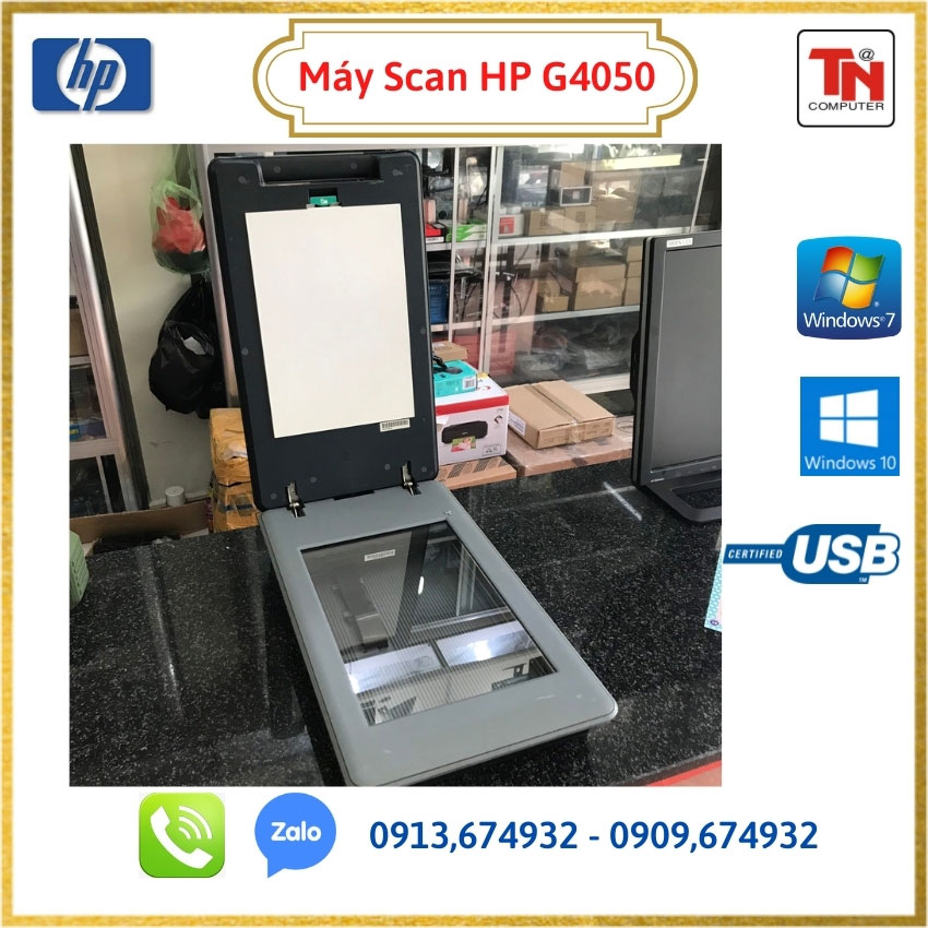 [Máy Scan] HP G4050 - Scan hình ảnh thành File - Hàng nhập từ NHẬT[vi tinh tin nhan]