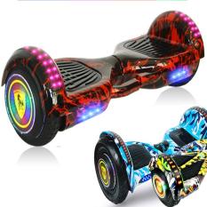 Xe điện cân bằng Bánh 6.5 inch loa bluetooth và đèn LED