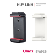 Ulanzi ST07 ngàm kẹp điện thoại giá rẻ đa năng tích hợp 2 ngàm 1/4 inch và 1 ngàm Hotshoe gắn đèn hoặc micro định hướng