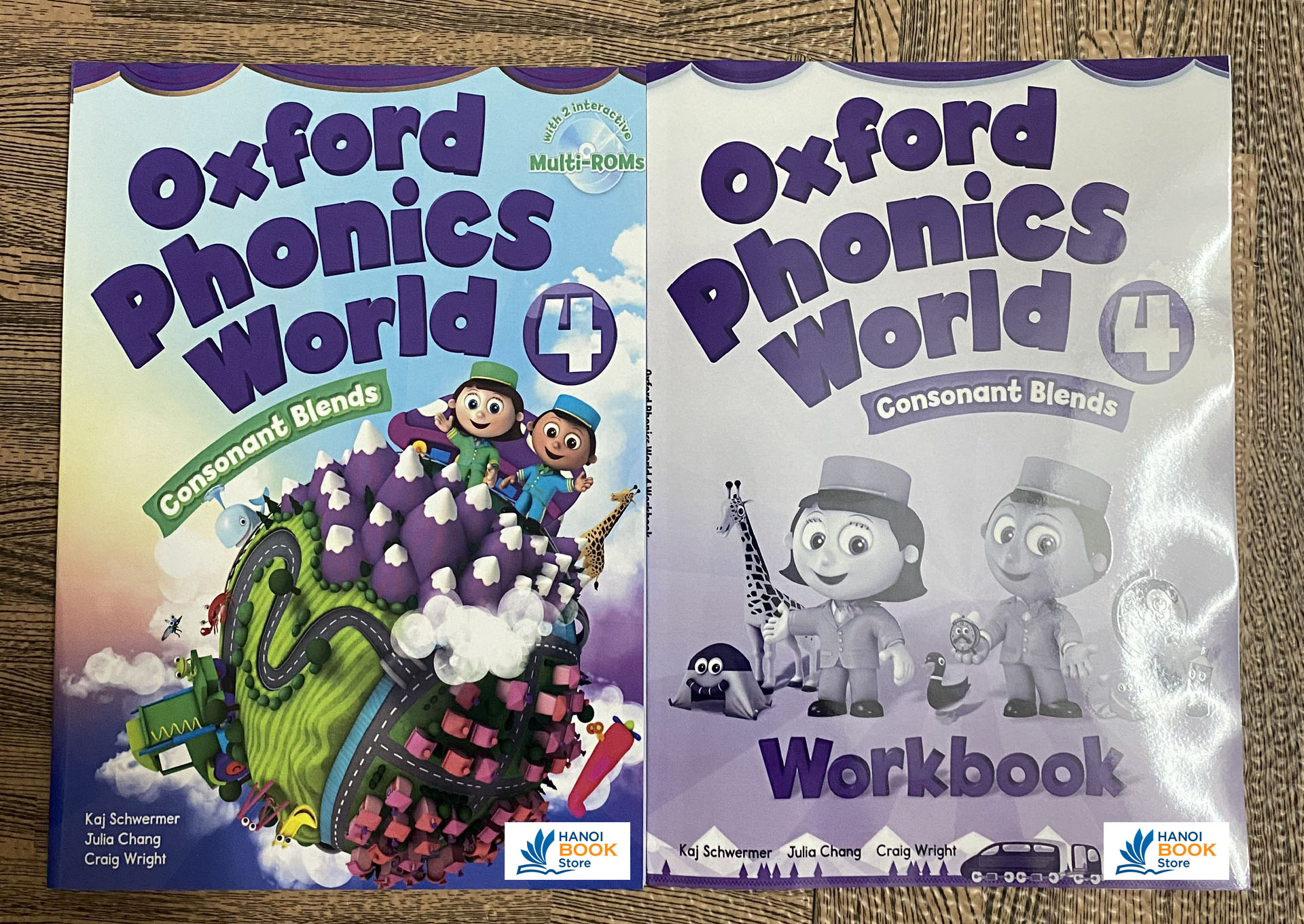 Oxford Phonics World 1,2,3,4,5 Student Book & Workbook ( tài liệu in màu)