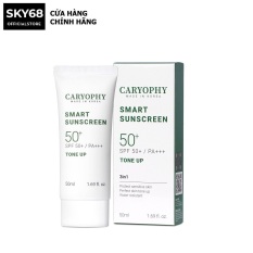 Kem chống nắng ngừa mụn, giảm thâm, bảo vệ da khỏi tia UV Caryophy Smart Sunscreen Tone Up 50ml