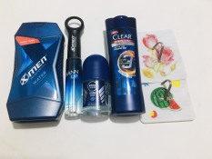 Mua trọn bộ 4 món – Tặng 2 móc dán tường siêu dính+ 1 chai dầu gội xmen 70g+1 nước hoa xmen manup 22ml+1 lăn nivea 12ml+1chai dầu gội clear 70g