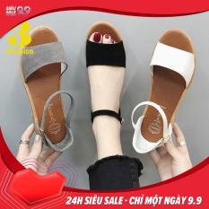 Mẫu HOT⚡ Giày Sandal Nữ Da Mềm Gót Vuông 3,5CM Thiết Kế Trẻ Trung – 2923