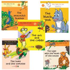 SÁCH – Combo 5 cuốn truyện ngụ ngôn bằng tiếng anh ( Best fables for kids )